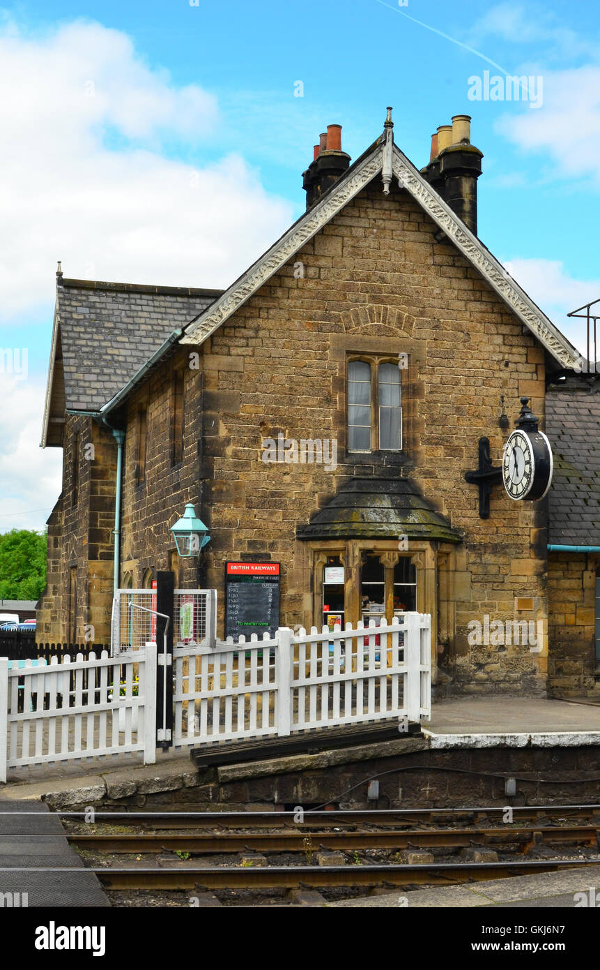 Grosmont Station house North Yorkshire Moors England UK Stock Photo Alamy