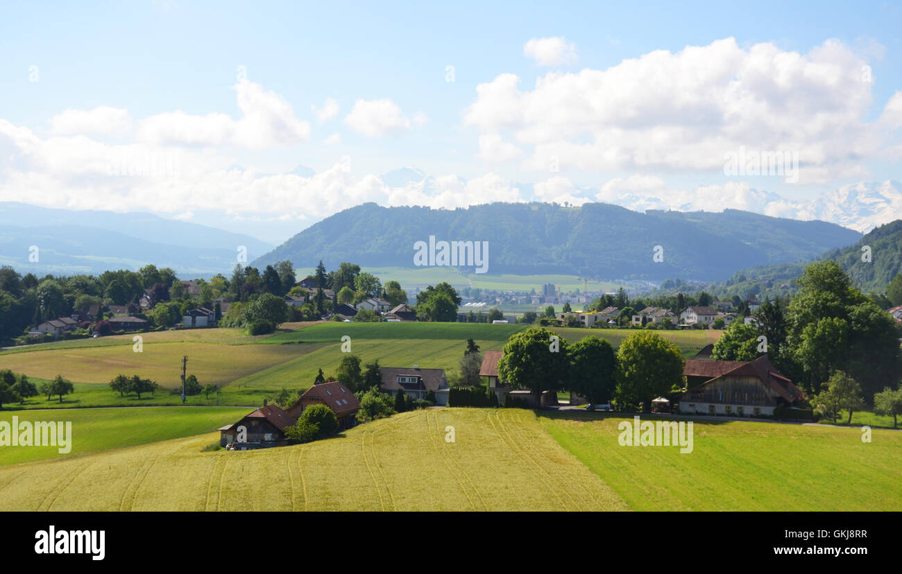 Swiss Rural Aerial view switzerland rural areas hi-res stock photography and images ...