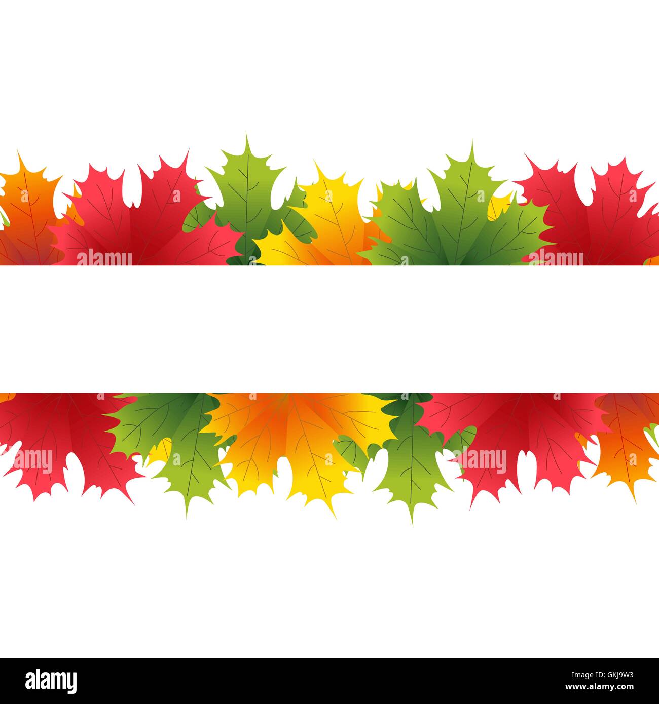 Bright red maple leaves Stock Vector Images - Alamy