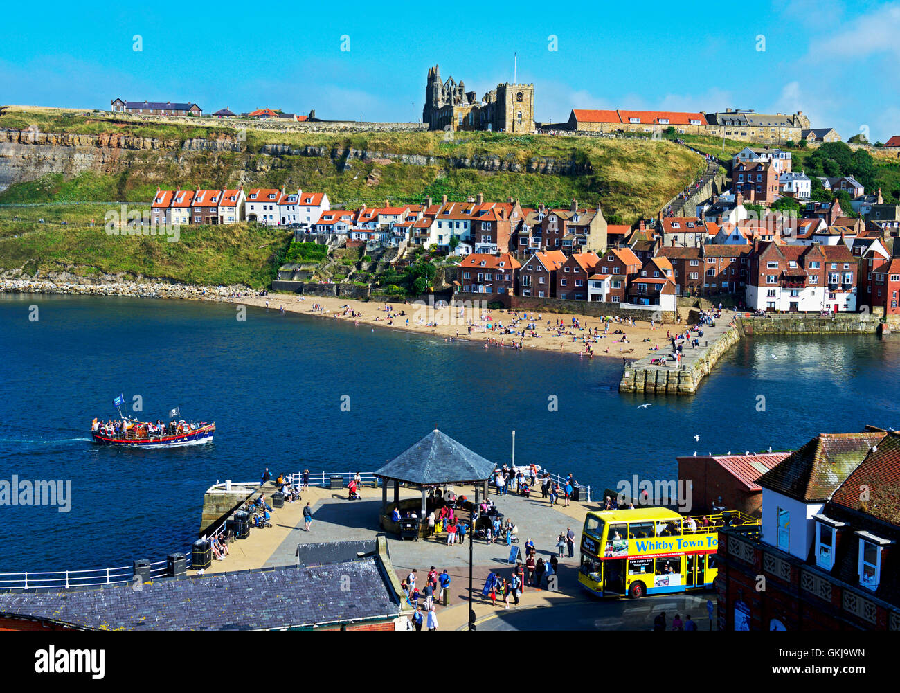 The harbour, Whitby, North Yorkshire, England UK Stock Photo - Alamy