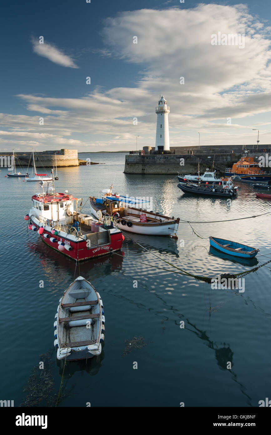 Donaghadee Harbour Stock Photo Alamy