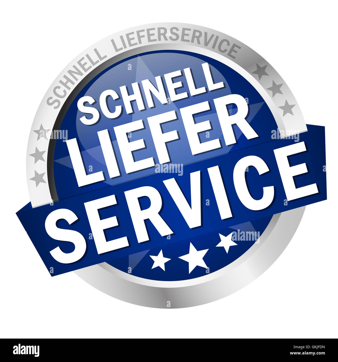 blue service dispatch Stock Photo