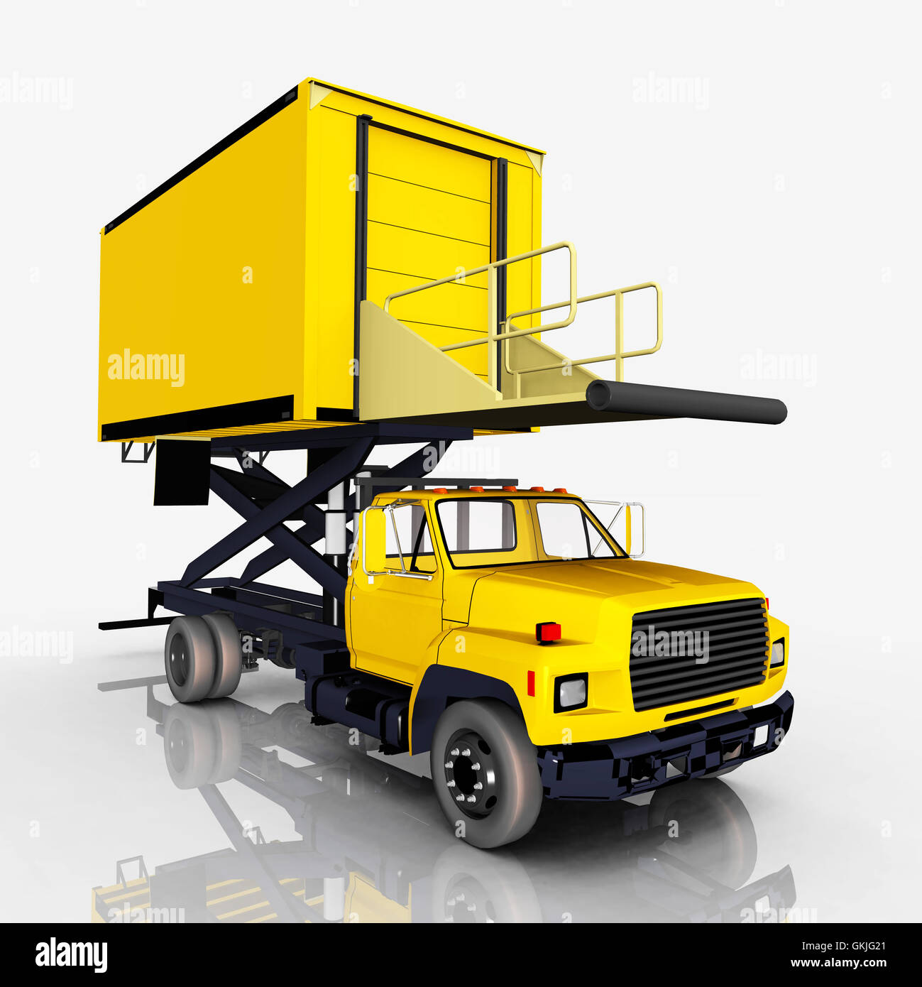 airport catering truck Stock Photo Alamy