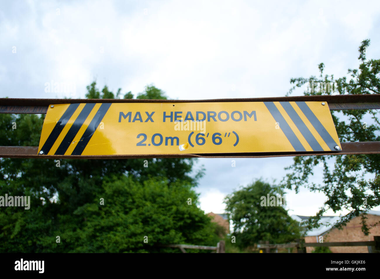 Max Headroom Sign at car park entrance Stock Photo Alamy