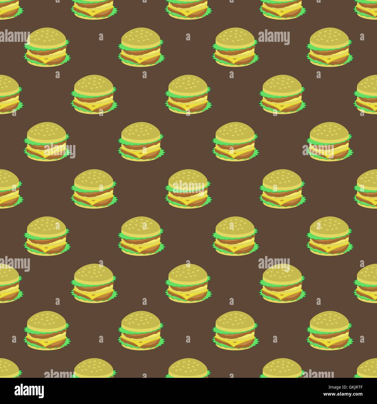Hamburger Seamless Pattern Stock Vector Image & Art - Alamy