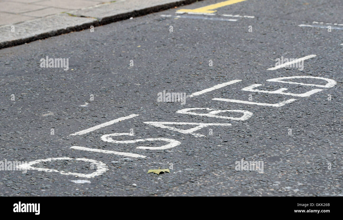 City of Westminster disabled parking signage in Carlisle Place ...
