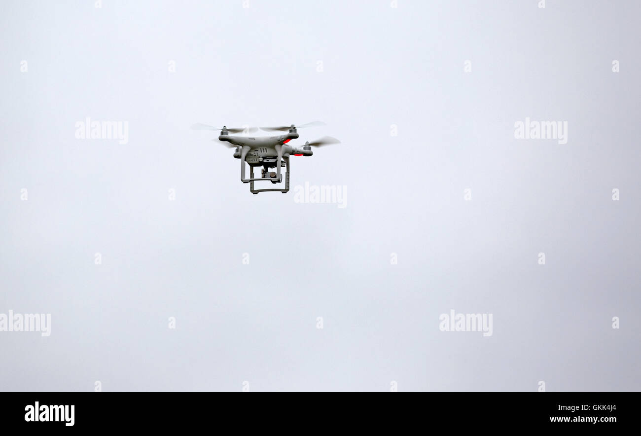 DJI Phantom 3 Professional Drone with Camera Model CE1313 flying above  Garreg Du Elan Valley Mid Wales Stock Photo - Alamy