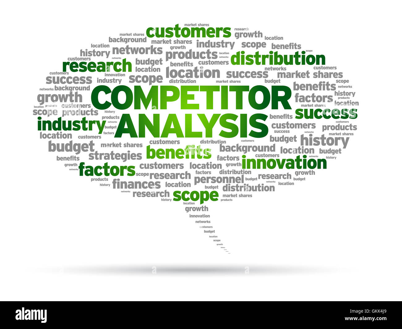 Competitor Analysis Stock Photo