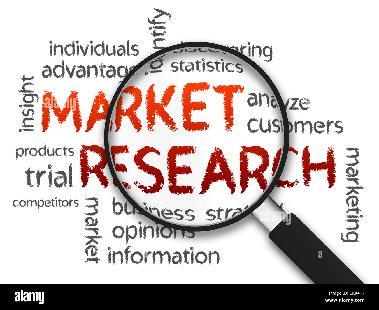 Market Research Stock Photo