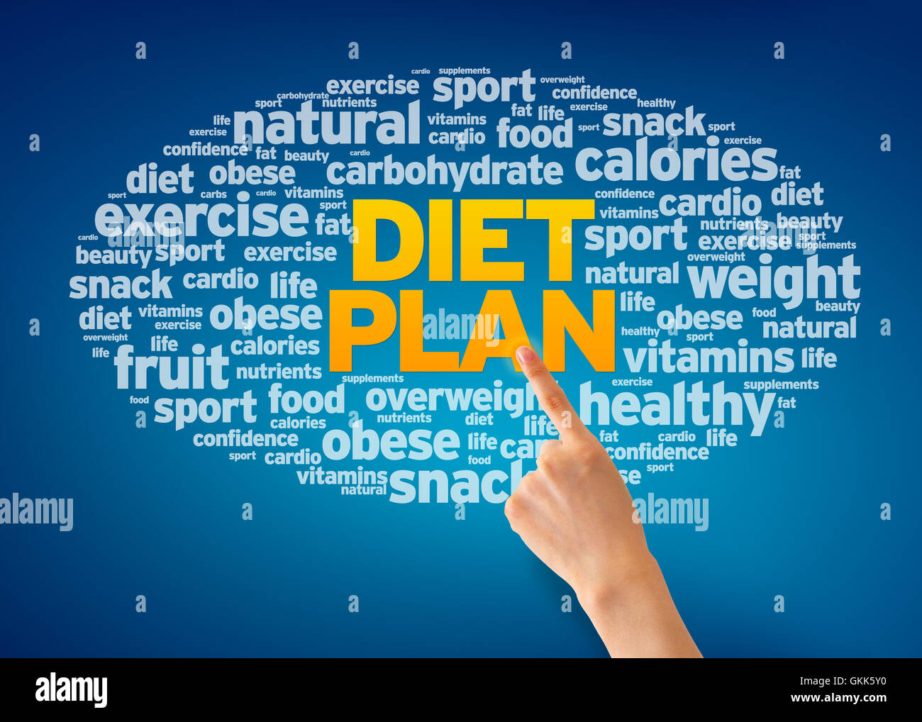 Diet Plan Stock Photo