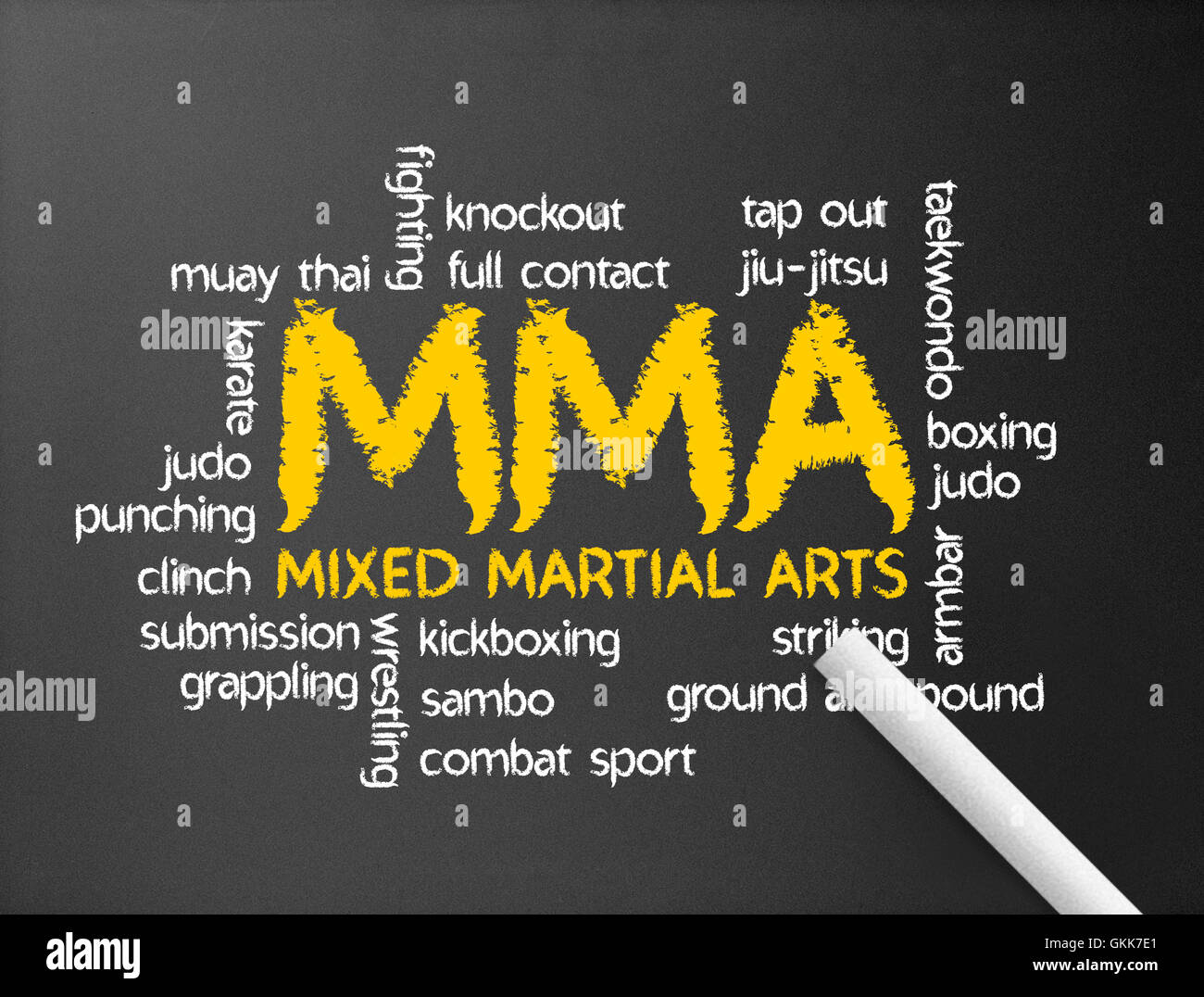 Mixed Martial Arts Stock Photo