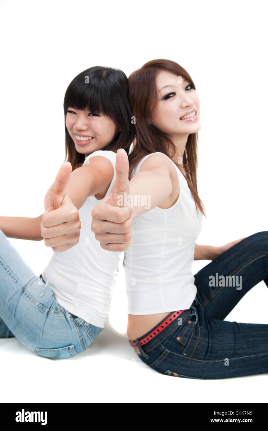 Asian adult friend Cut Out Stock Images & Pictures - Alamy