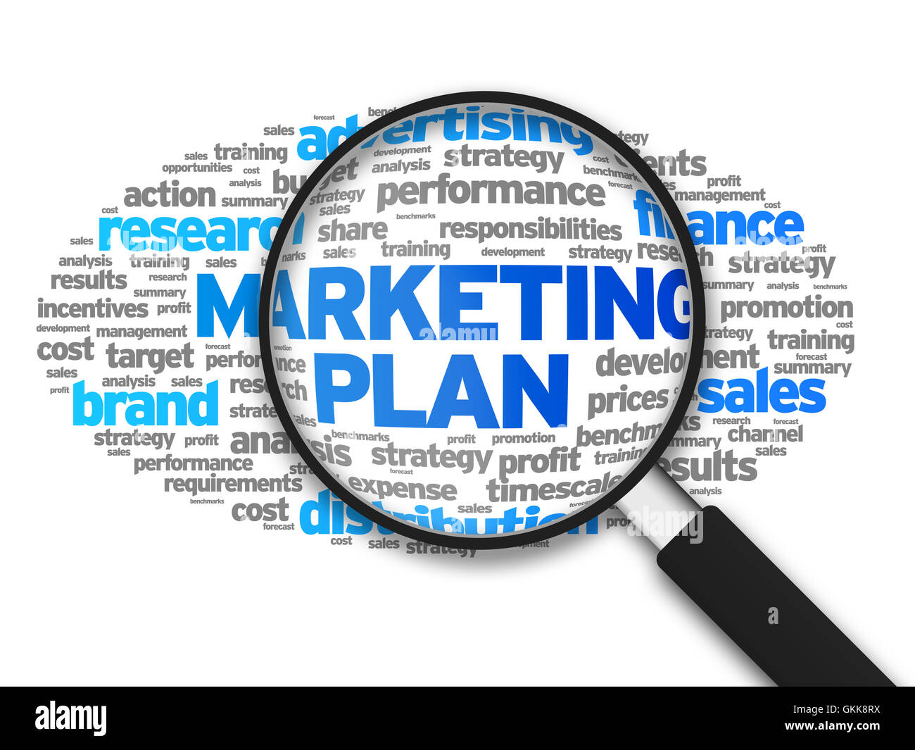 Marketing Plan Stock Photo