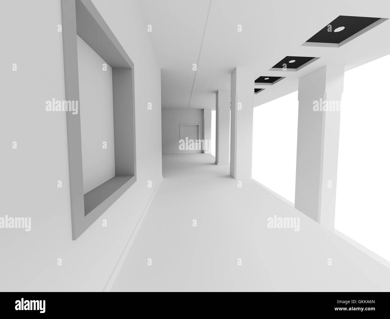 Entrance waiting hall from Black and White Stock Photos & Images - Alamy