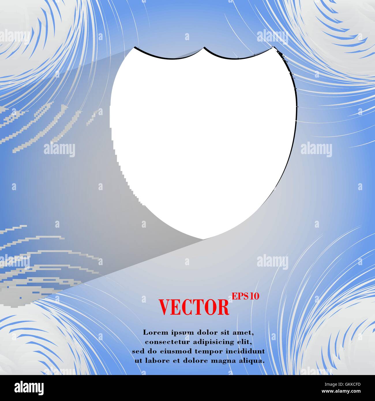 Blank heraldic shield white background hi-res stock photography and ...