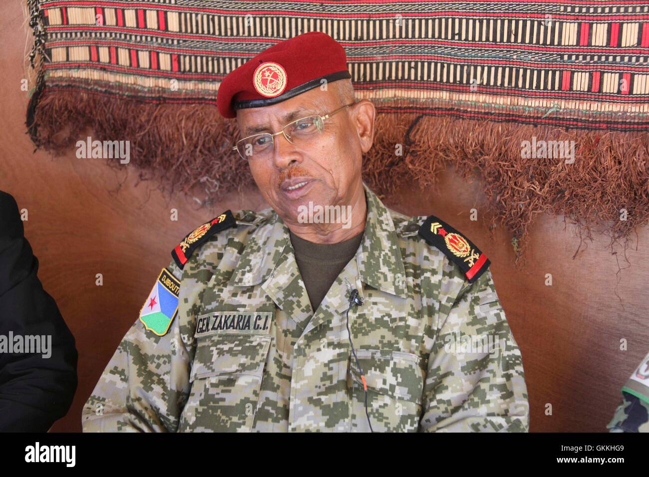 A Djiboutian delegation, led by General Zakariye Sheikh Ibrahim, Chief of  Defence Forces of Djibouti, arrives in Beletweyne, Somalia, to visit AMISOM  military bases in Hiran region. The visit emphasizes regional stability