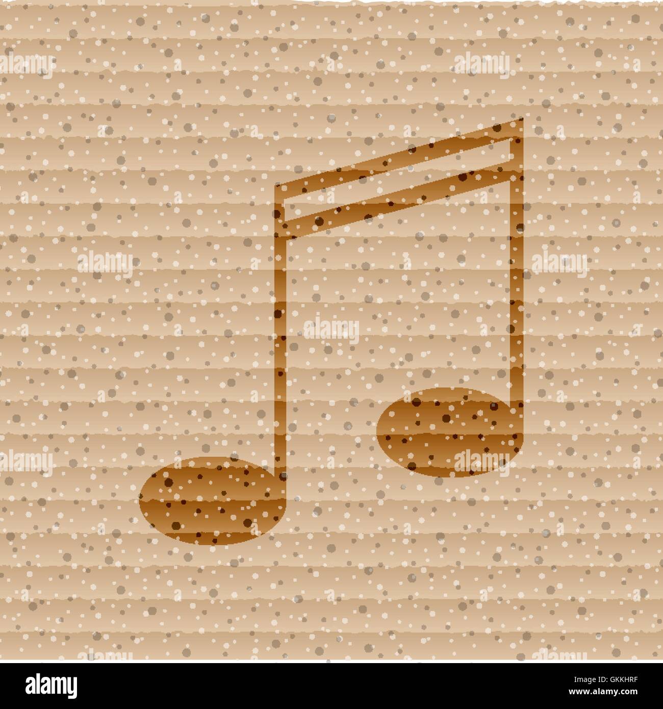 Music elements notes web icon, flat design Stock Vector Image & Art - Alamy
