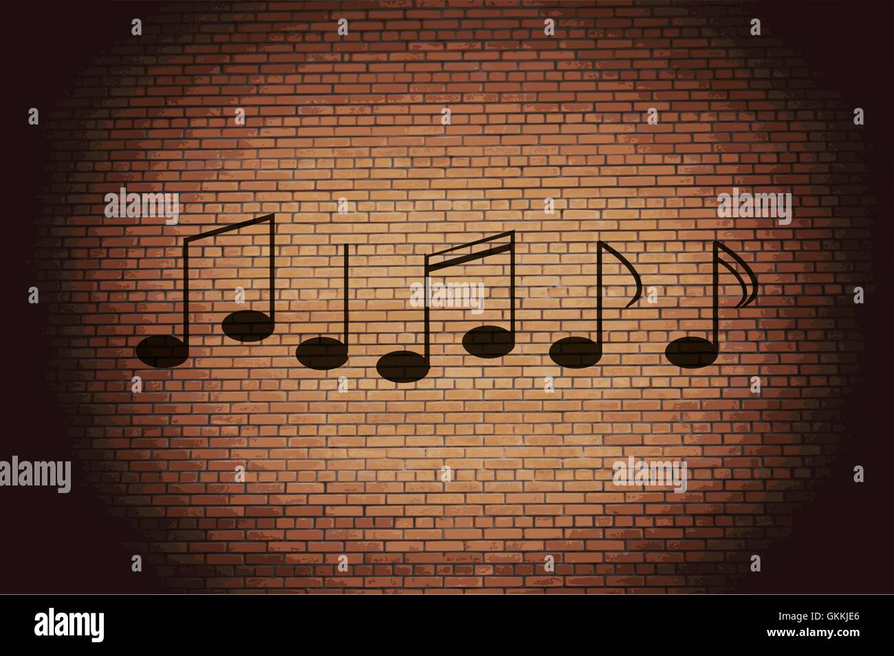 Music elements notes web icon, flat design Stock Vector Image & Art - Alamy