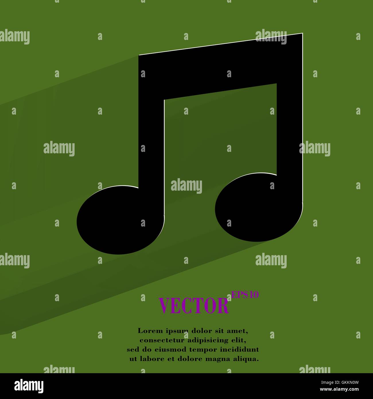 Music note black sign symbol hi-res stock photography and images - Page 8 -  Alamy, image size:1300x1390
