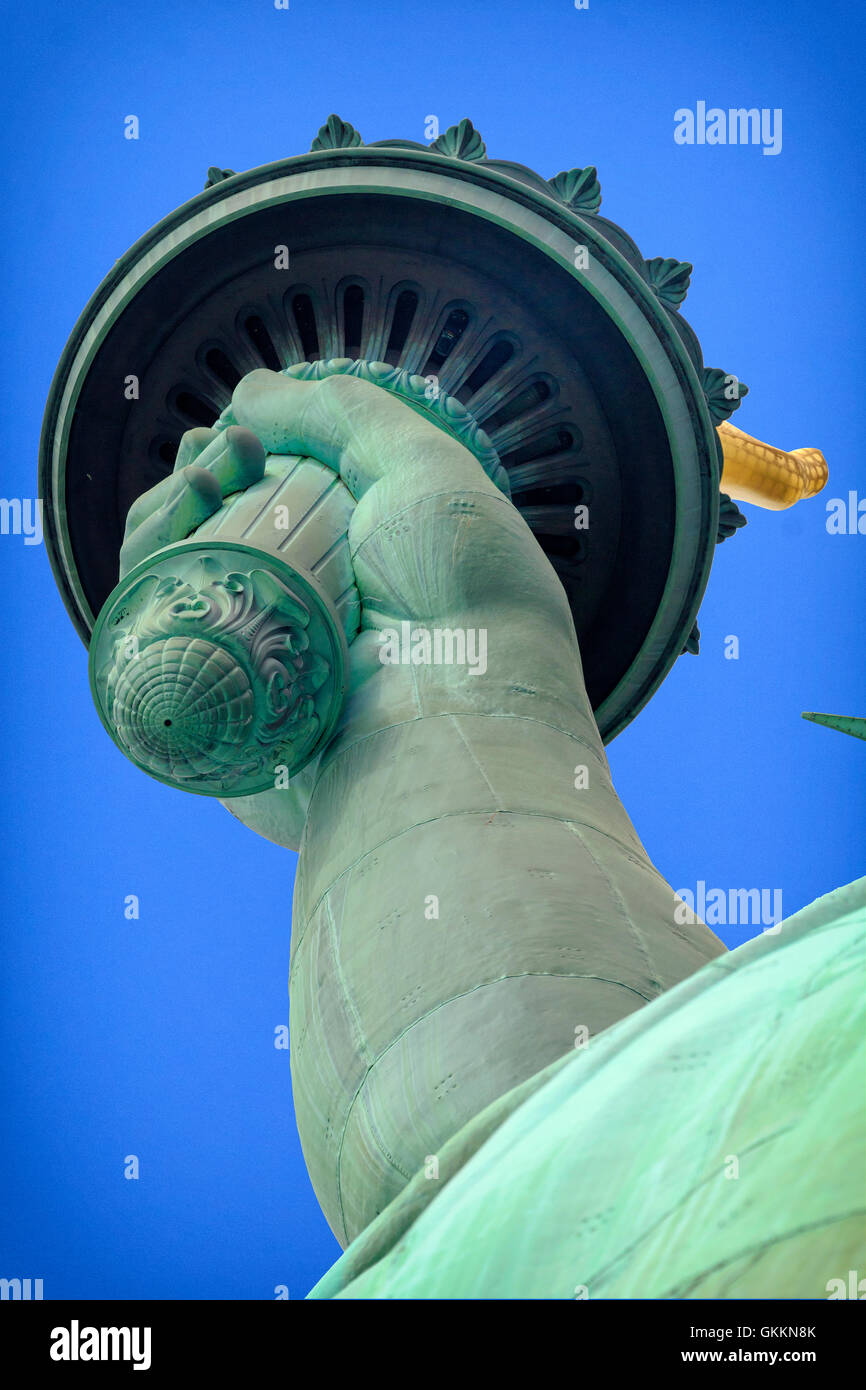 USA, New York, New York City, Statue of Liberty National Monument Stock