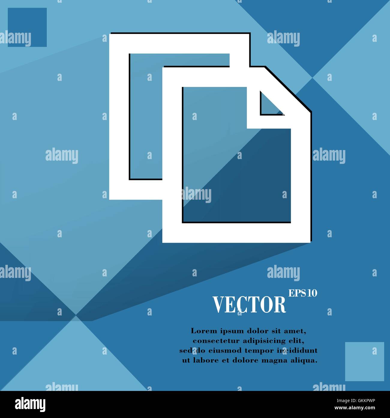 blank paper. Flat modern web design on a flat geometric abstract ...