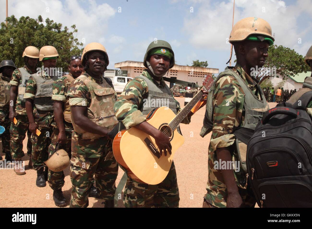 Burundi Soldiers part of the African Union Mission in Somalia (AMISOM