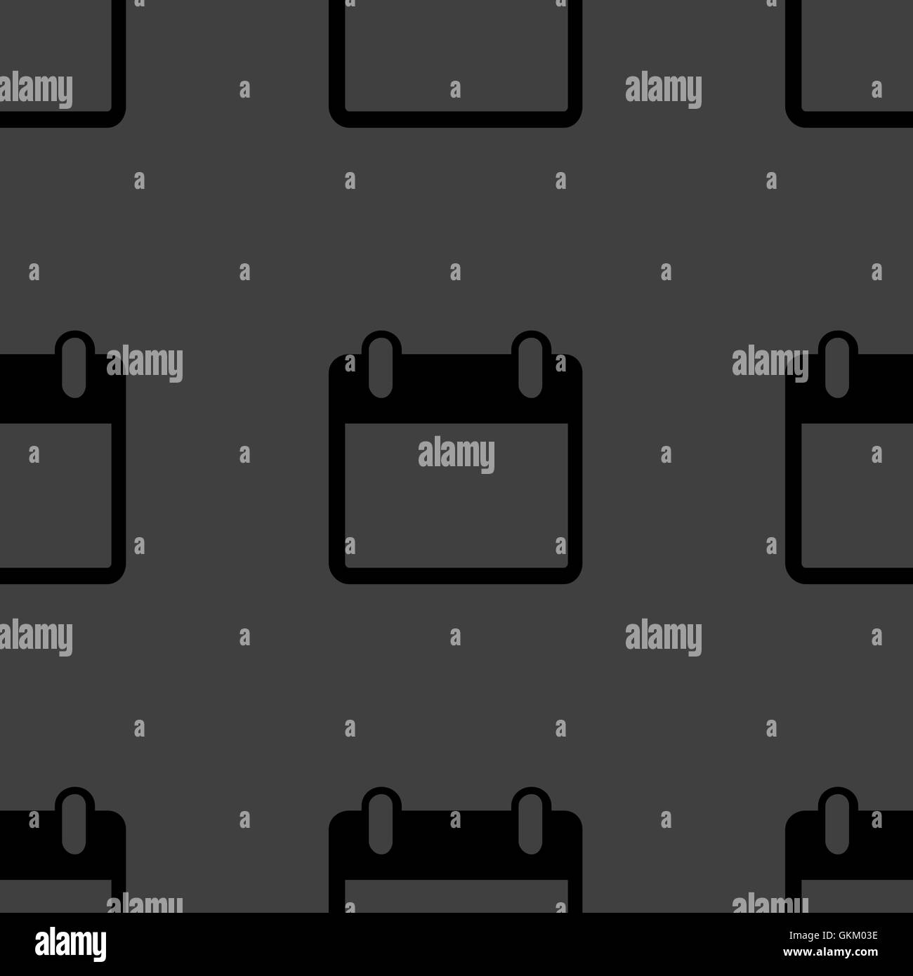 Calendar web icon. flat design. Seamless pattern Stock Vector Image ...