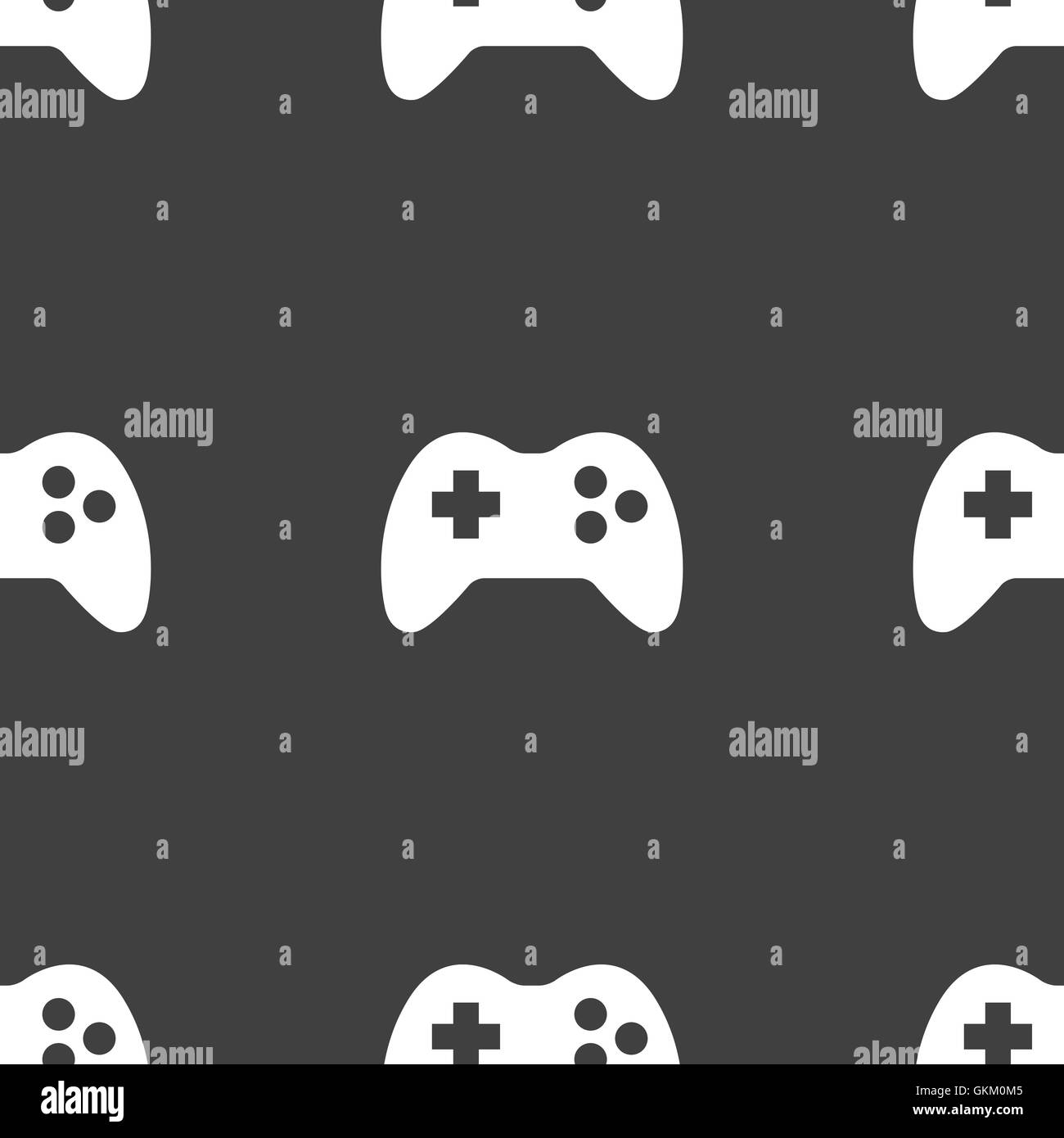 Gamepad pattern game joystick Cut Out Stock Images & Pictures - Alamy
