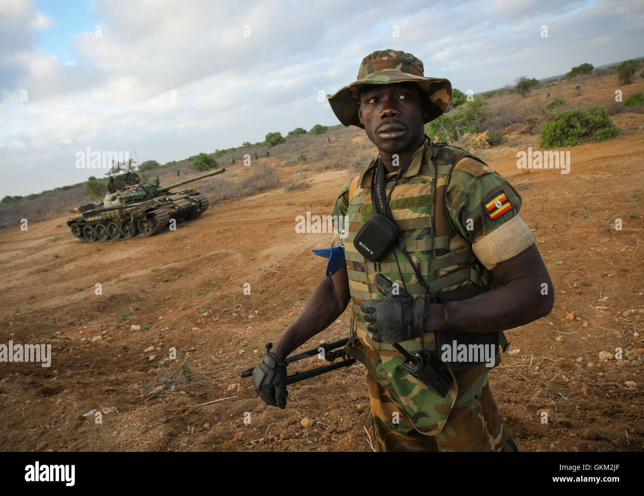 SOMALIA, Buur-Hakba: In a handout photograph taken and released by the