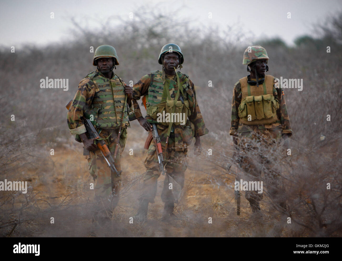 SOMALIA, Buur-Hakba: In a handout photograph taken and released by the