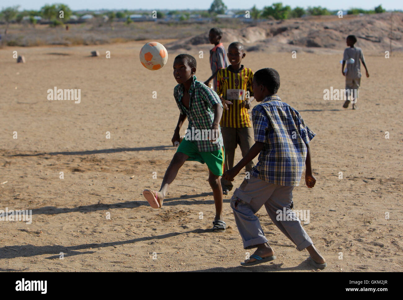 SOMALIA, Buur-Hakba: In a photograph taken and released by the African