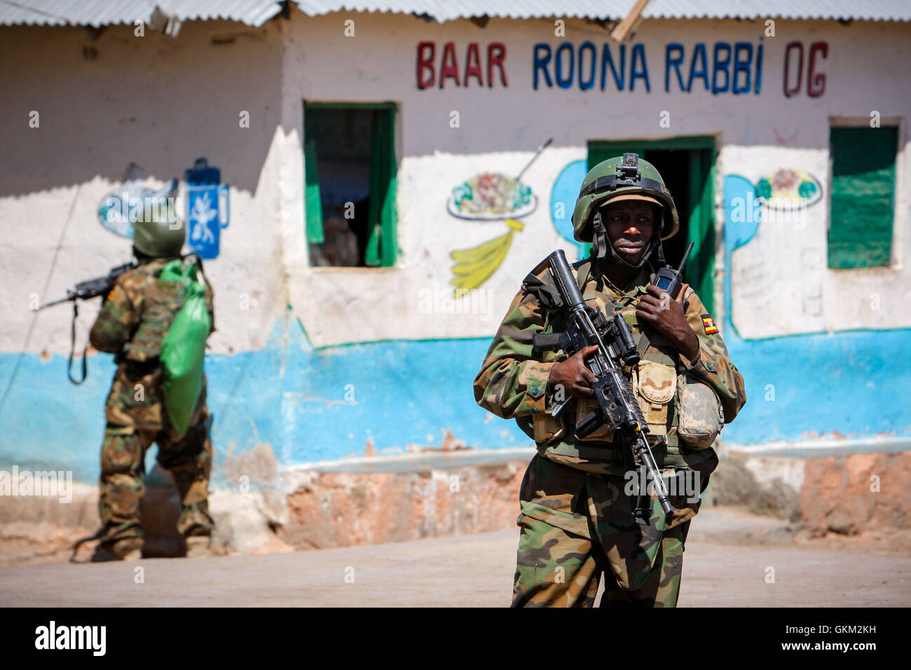 SOMALIA, Buur-Hakba: In a handout photograph taken and released by the