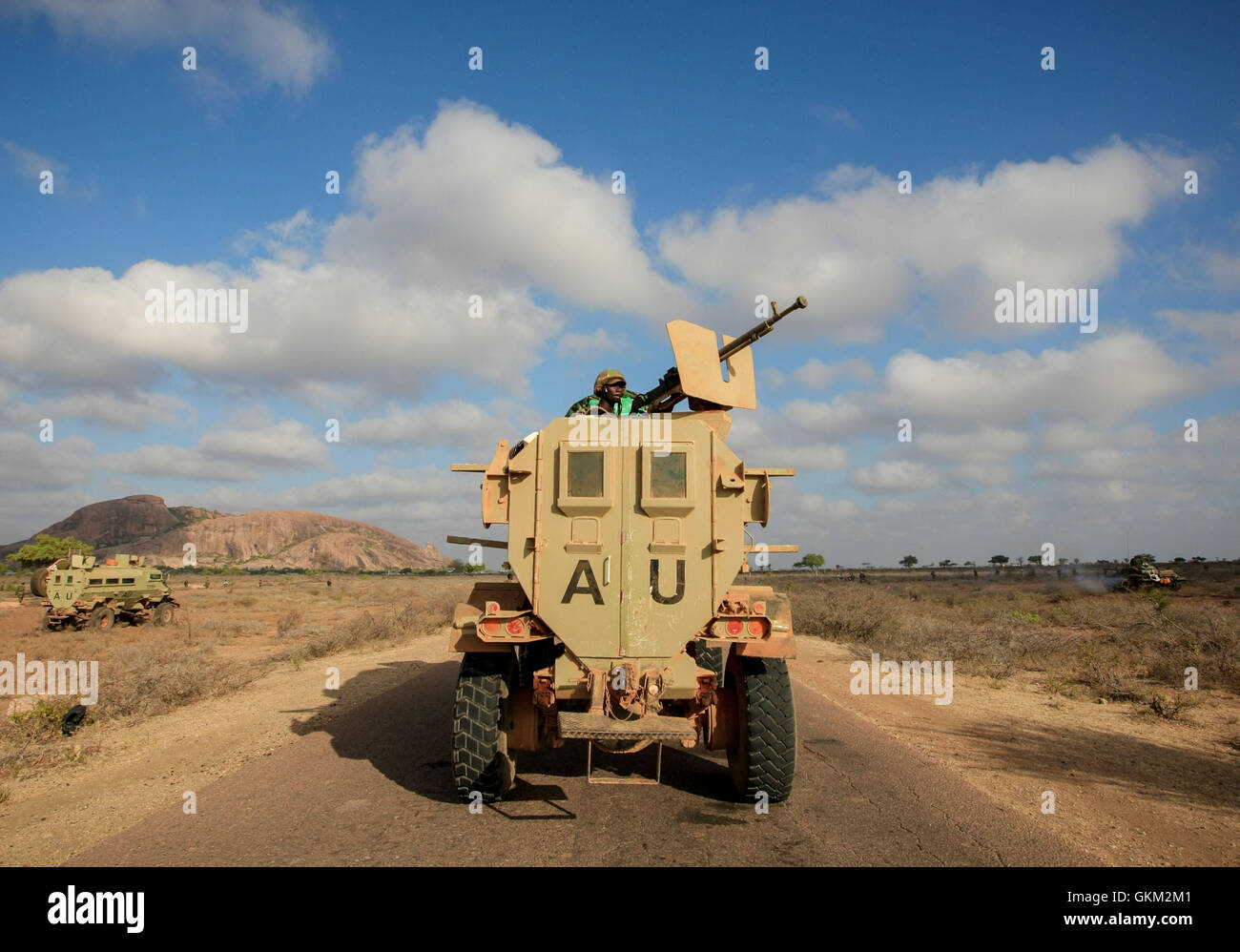 SOMALIA, Buur-Hakba: In a handout photograph taken and released by the