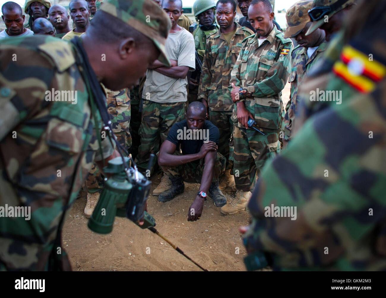 SOMALIA, Buur-Hakba: In a handout photograph taken and released by the