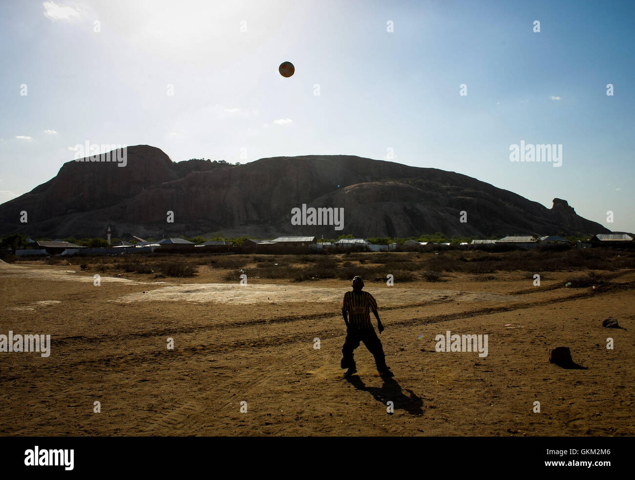 SOMALIA, Buur-Hakba: In a photograph taken and released by the African