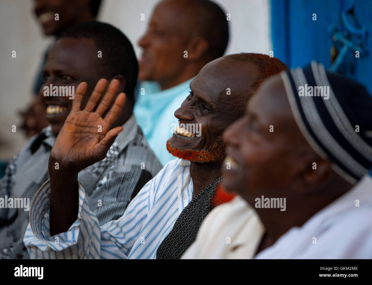 SOMALIA, Buur-Hakba: In a photograph taken and released by the African
