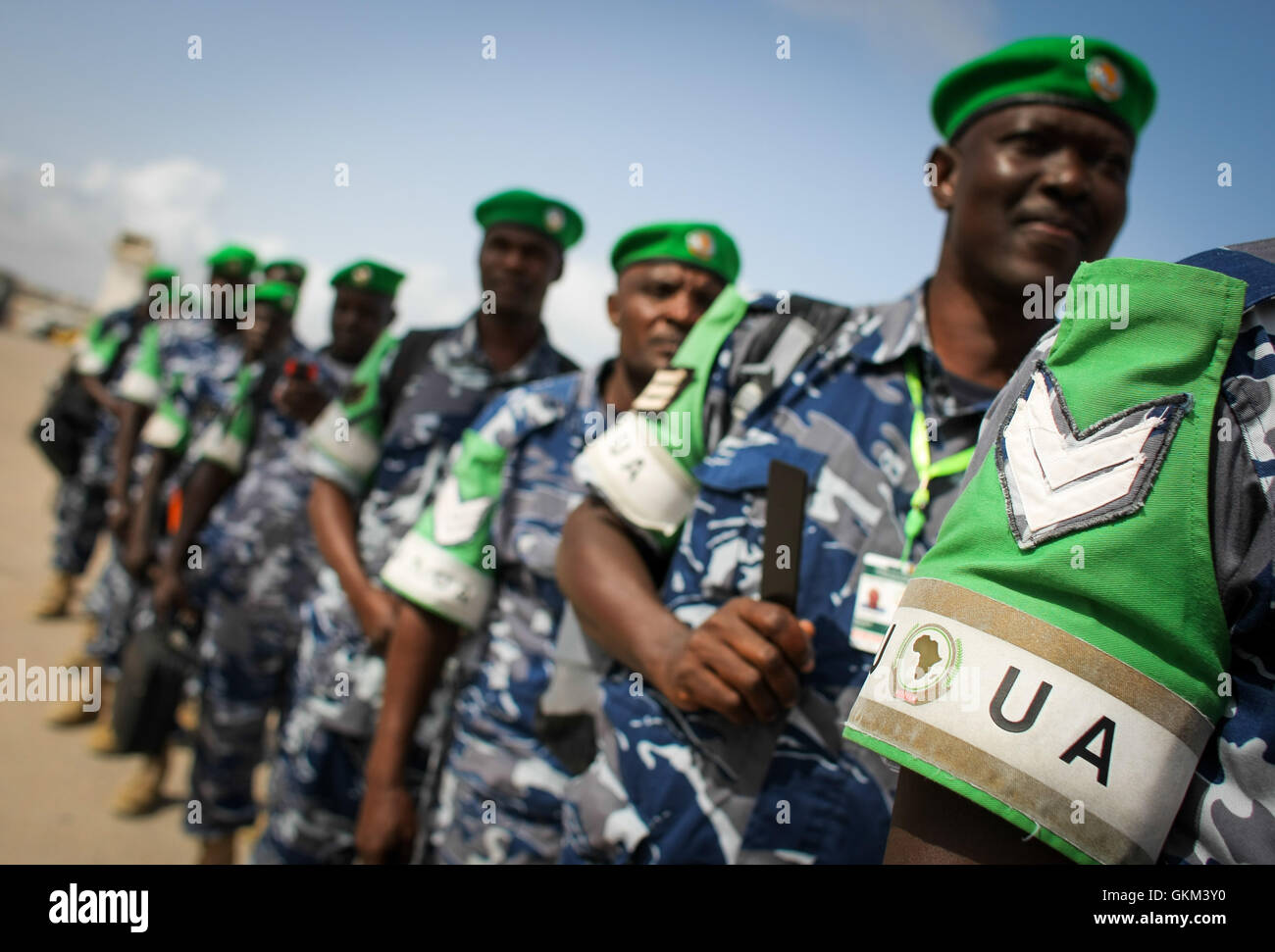 SOMALIA, Mogadishu: In a photograph taken and released by the African ...