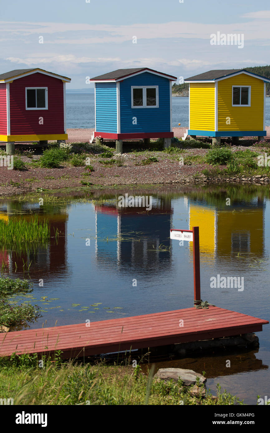 Blue Water Lake Newfoundland Canada Stock Photos Blue Water Lake