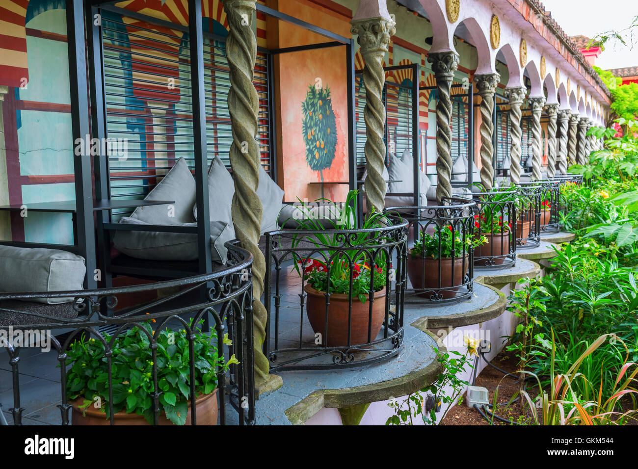 Kensington Roof Gardens in London, UK Stock Photo Alamy
