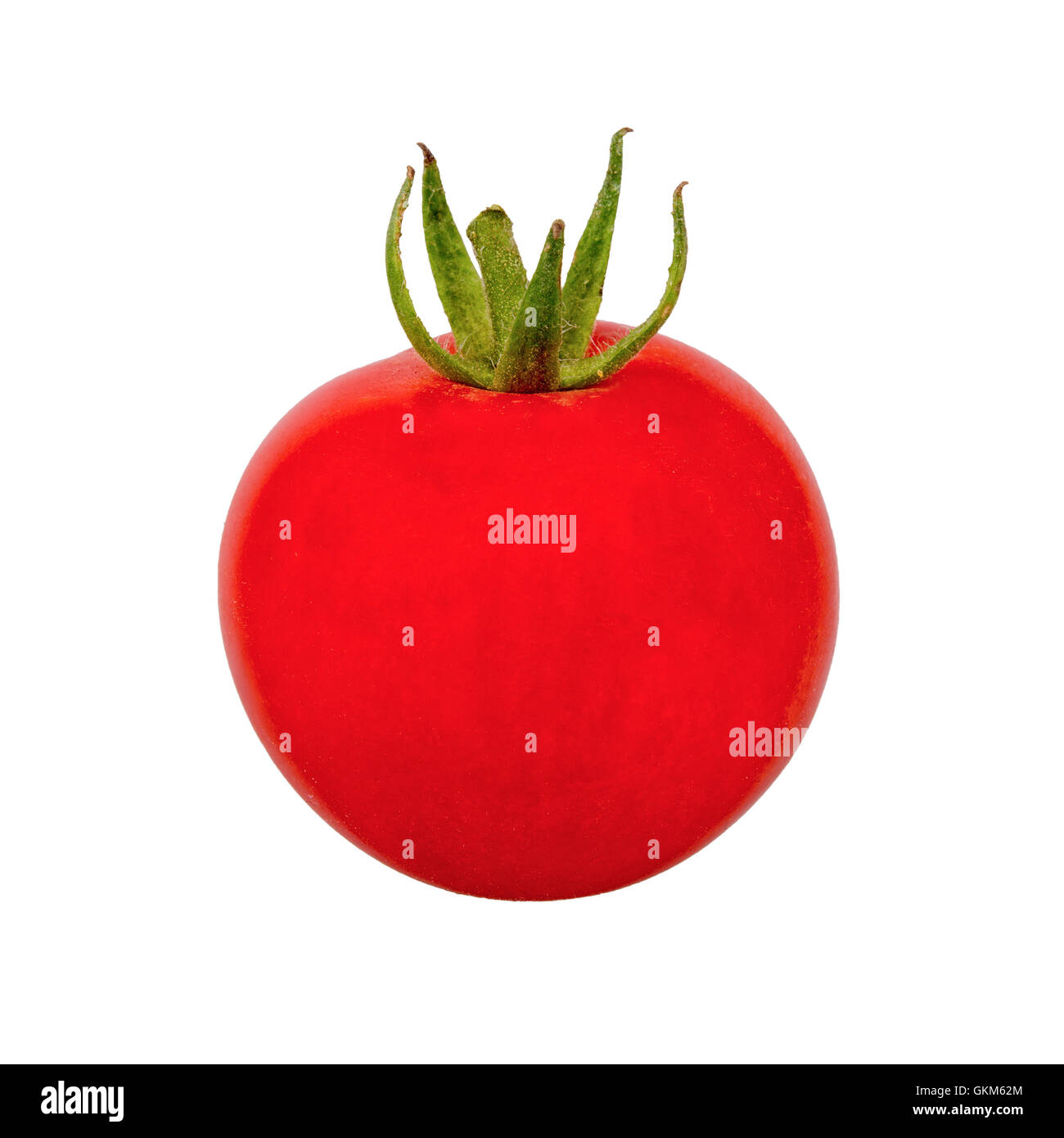 Red tomato isolated on a white background Stock Photo - Alamy