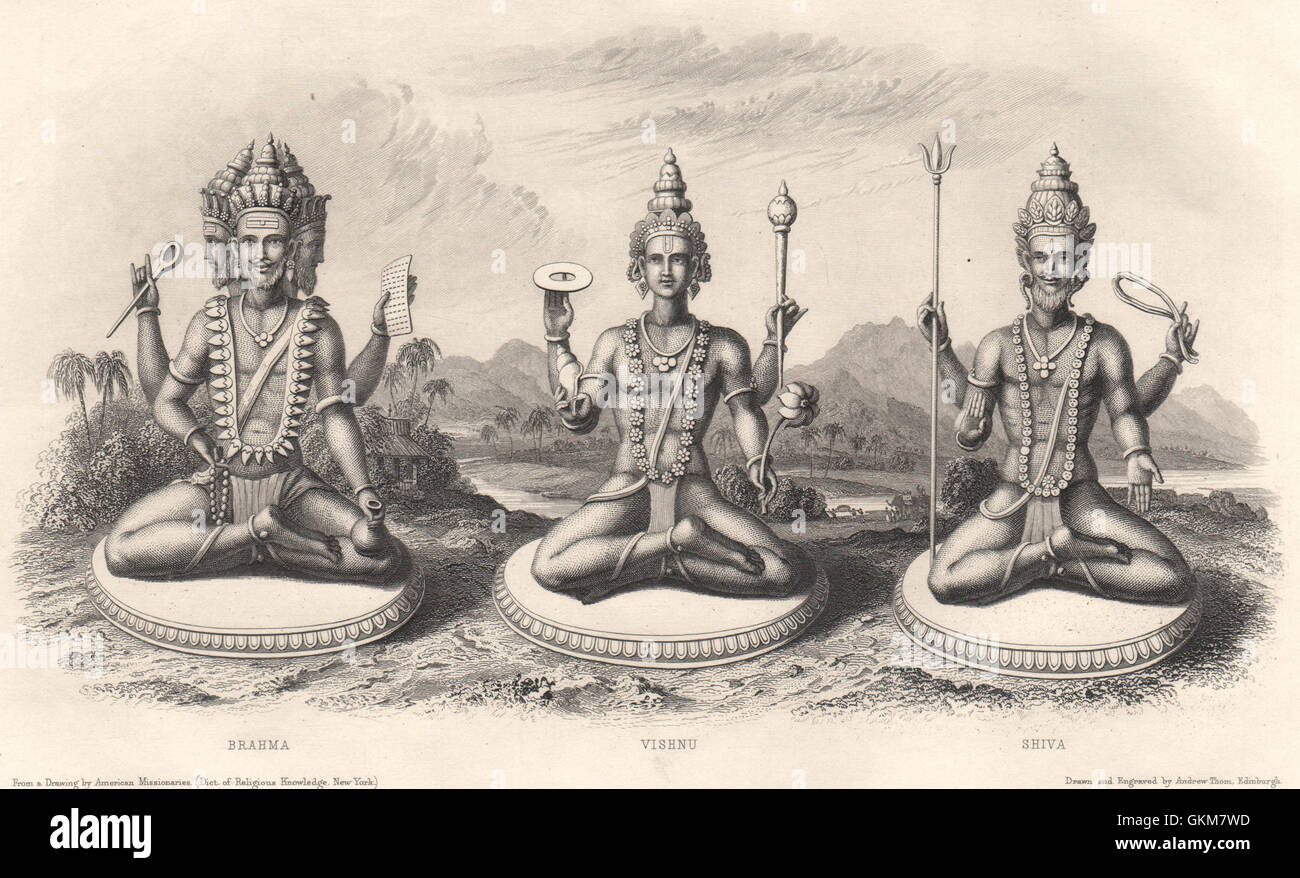 Brahma, Vishnu, Shiva:the Hindu Trinity