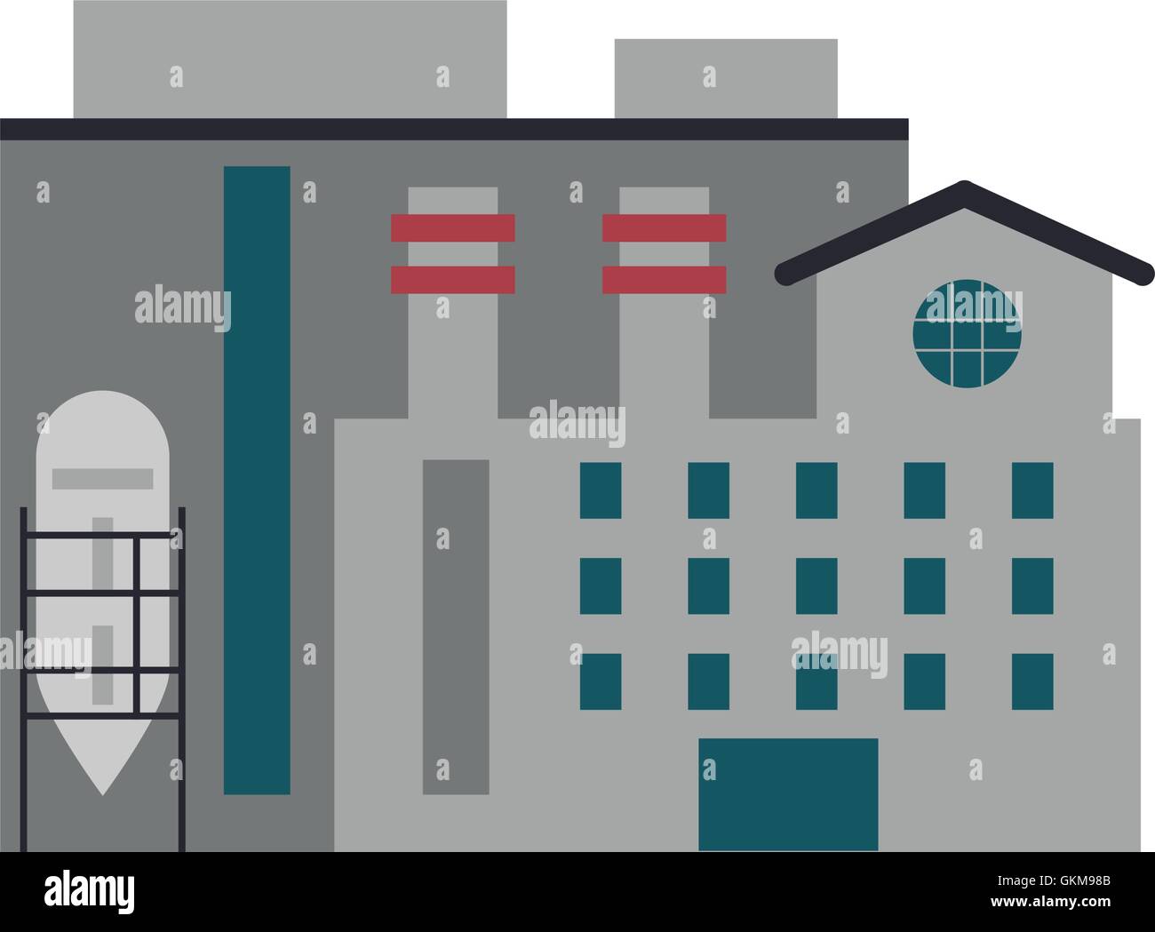 building plant industry design Stock Vector Image & Art - Alamy