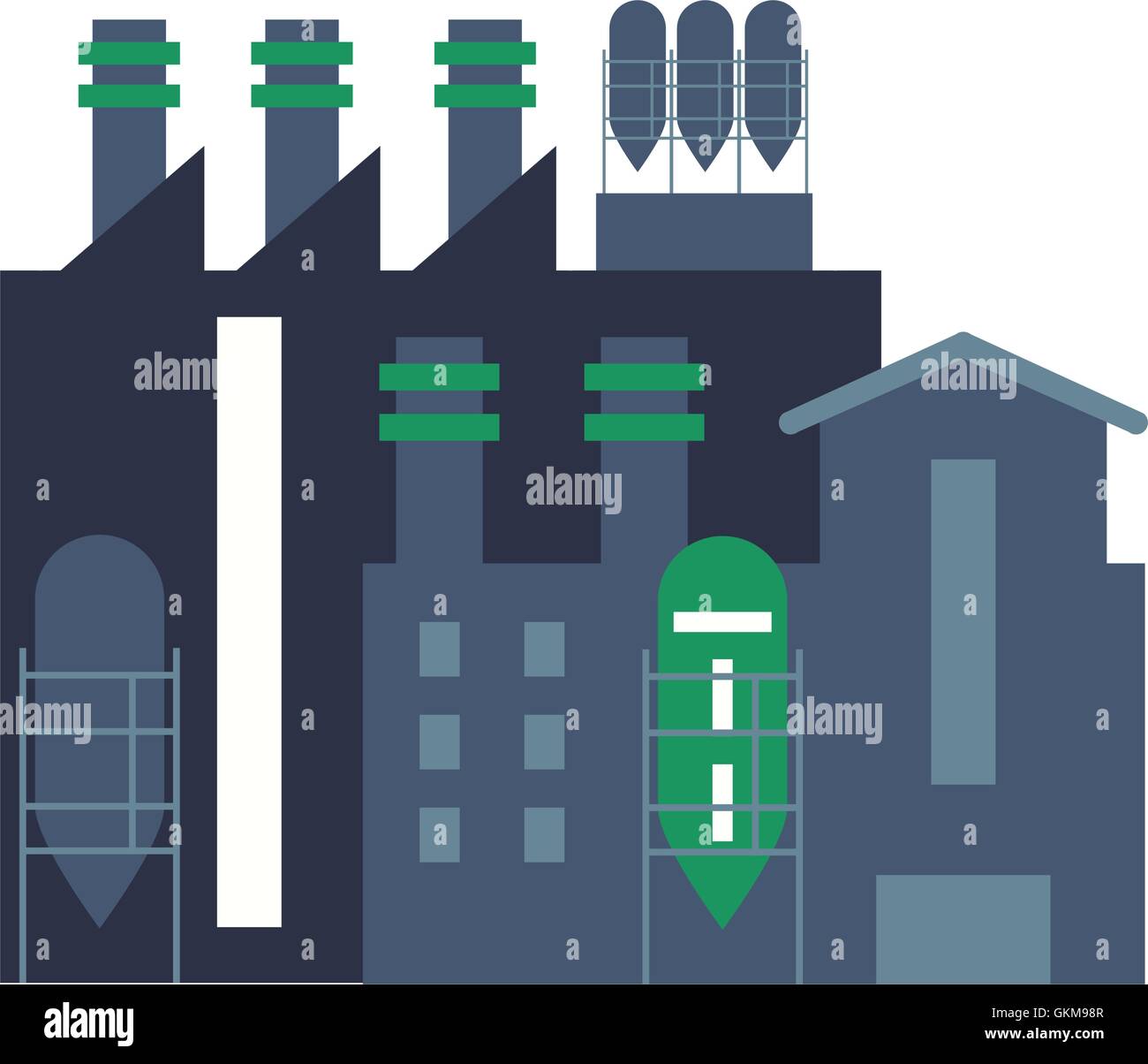 building plant industry design Stock Vector Image & Art - Alamy