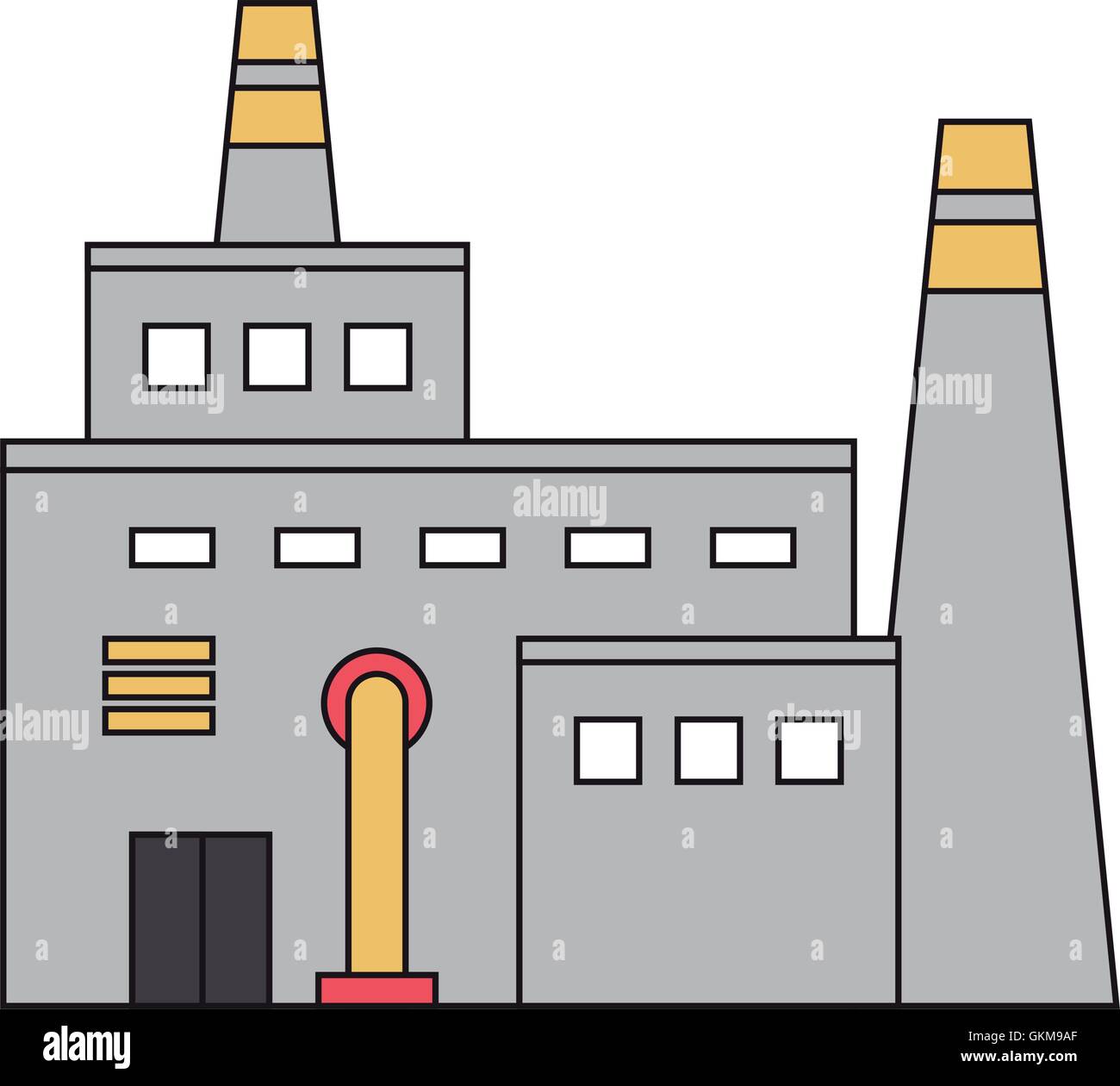 building plant industry design Stock Vector Image & Art - Alamy