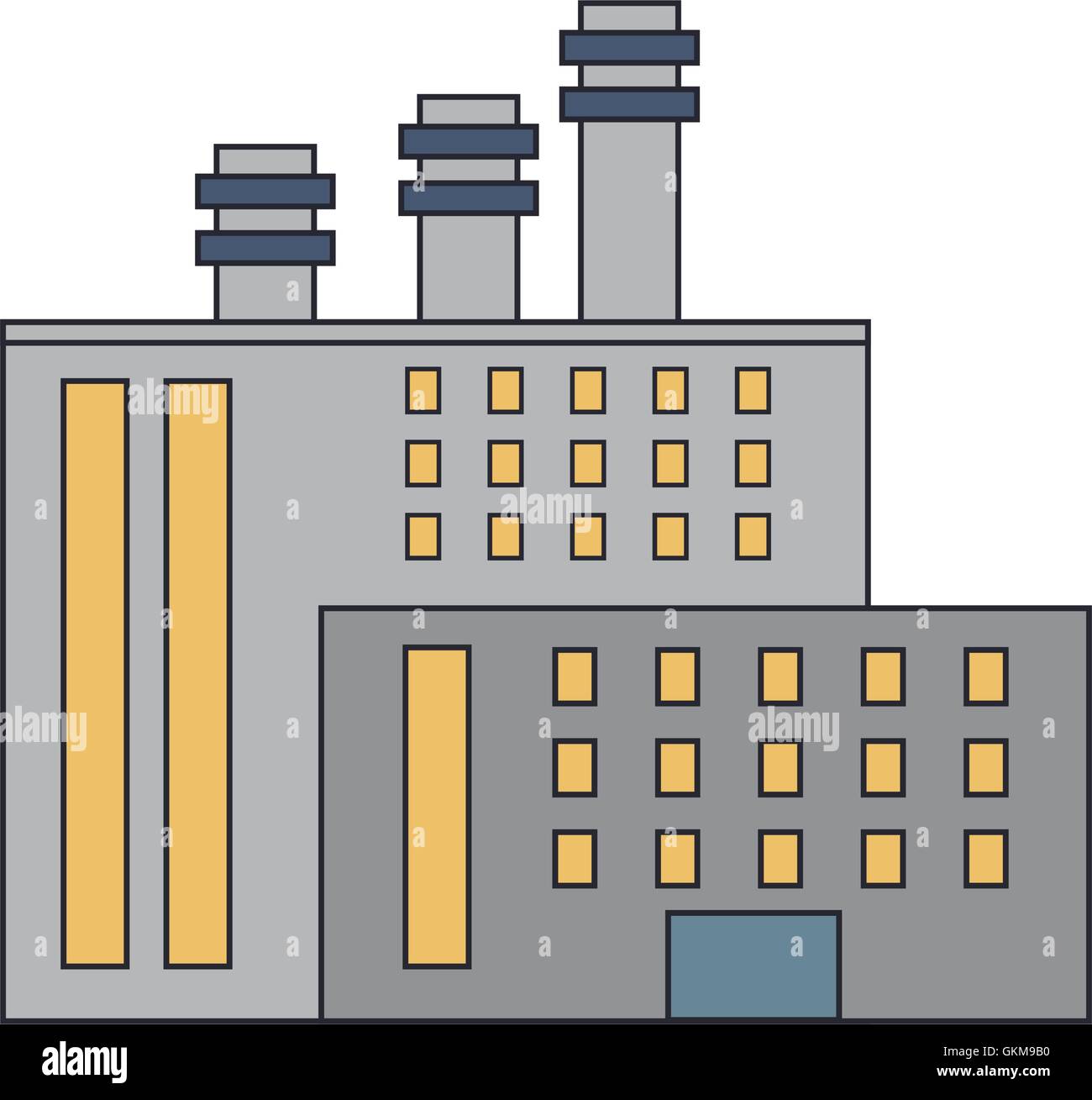 building plant industry design Stock Vector Image & Art - Alamy