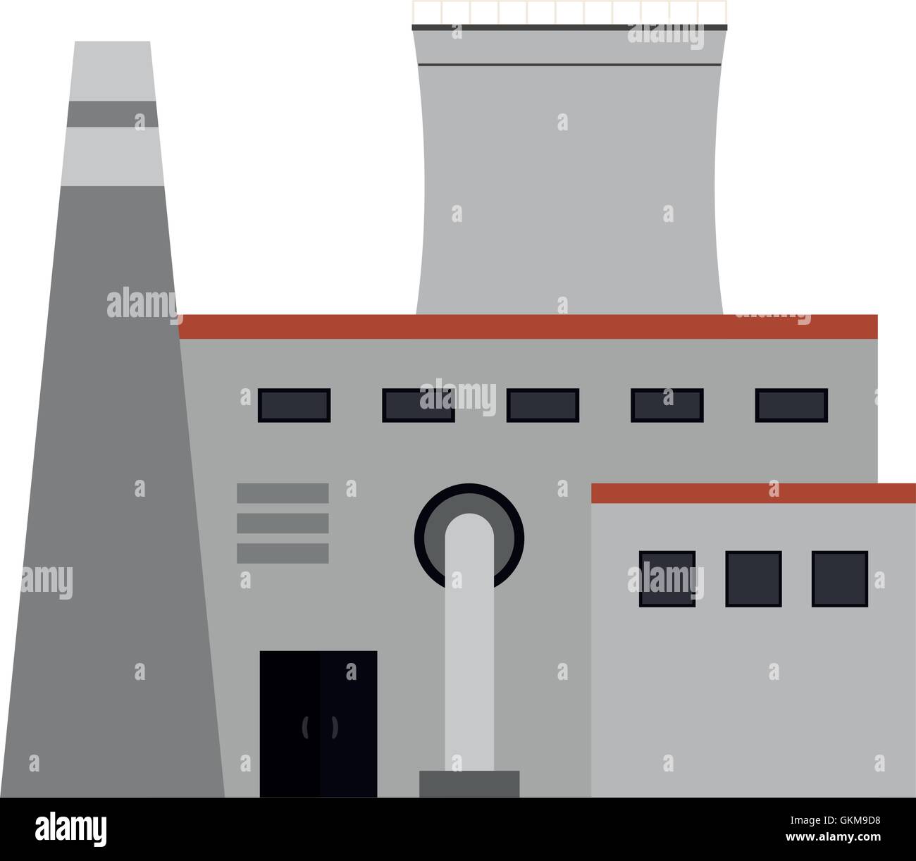 building plant industry design Stock Vector Image & Art - Alamy