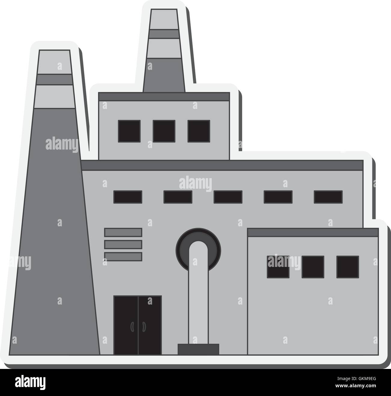 building plant industry design Stock Vector Image & Art - Alamy
