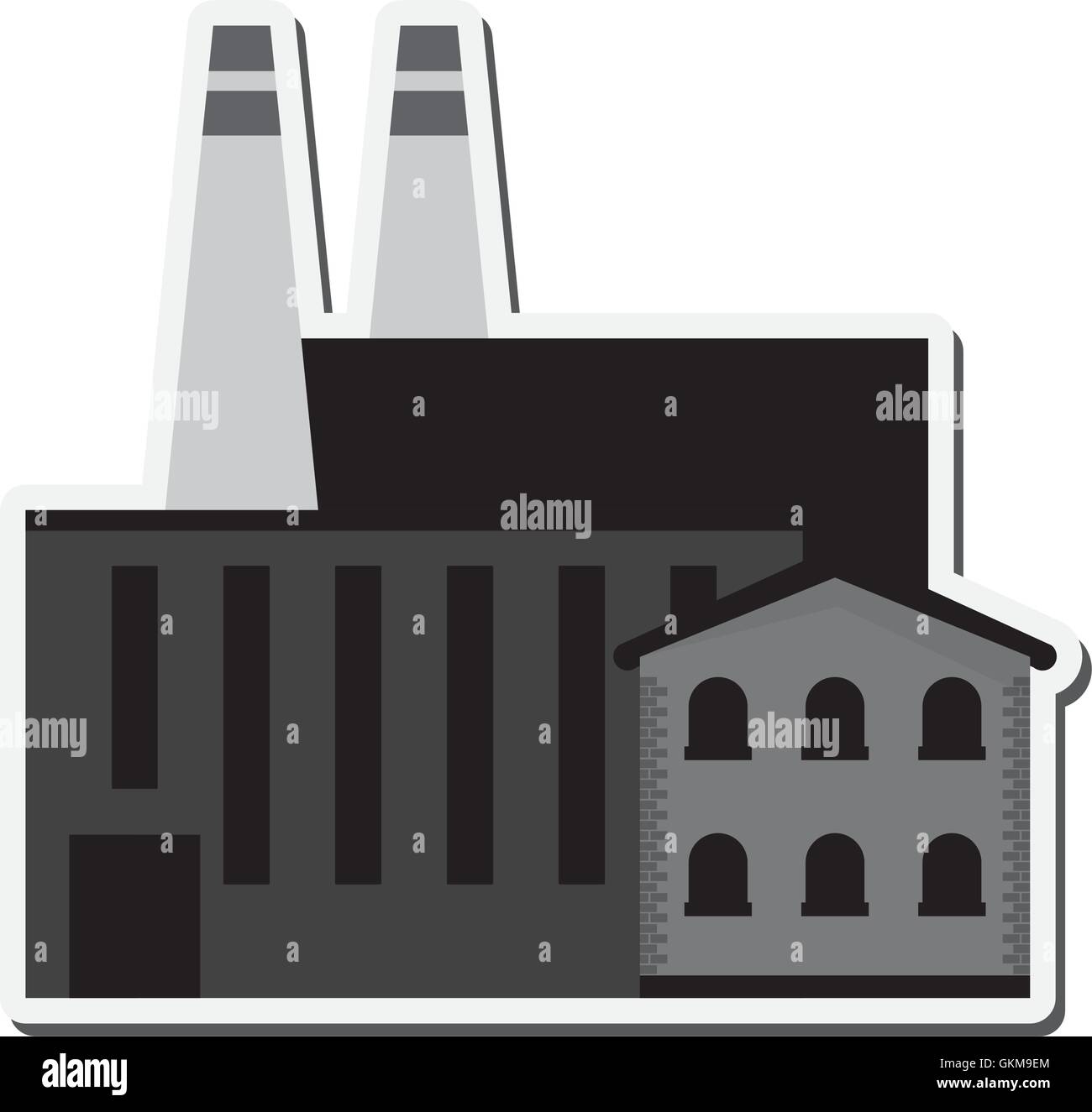 building plant industry design Stock Vector Image & Art - Alamy