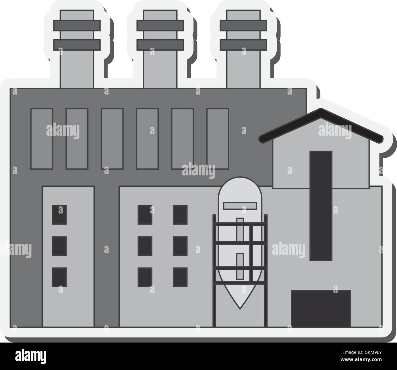 building plant industry design Stock Vector Image & Art - Alamy