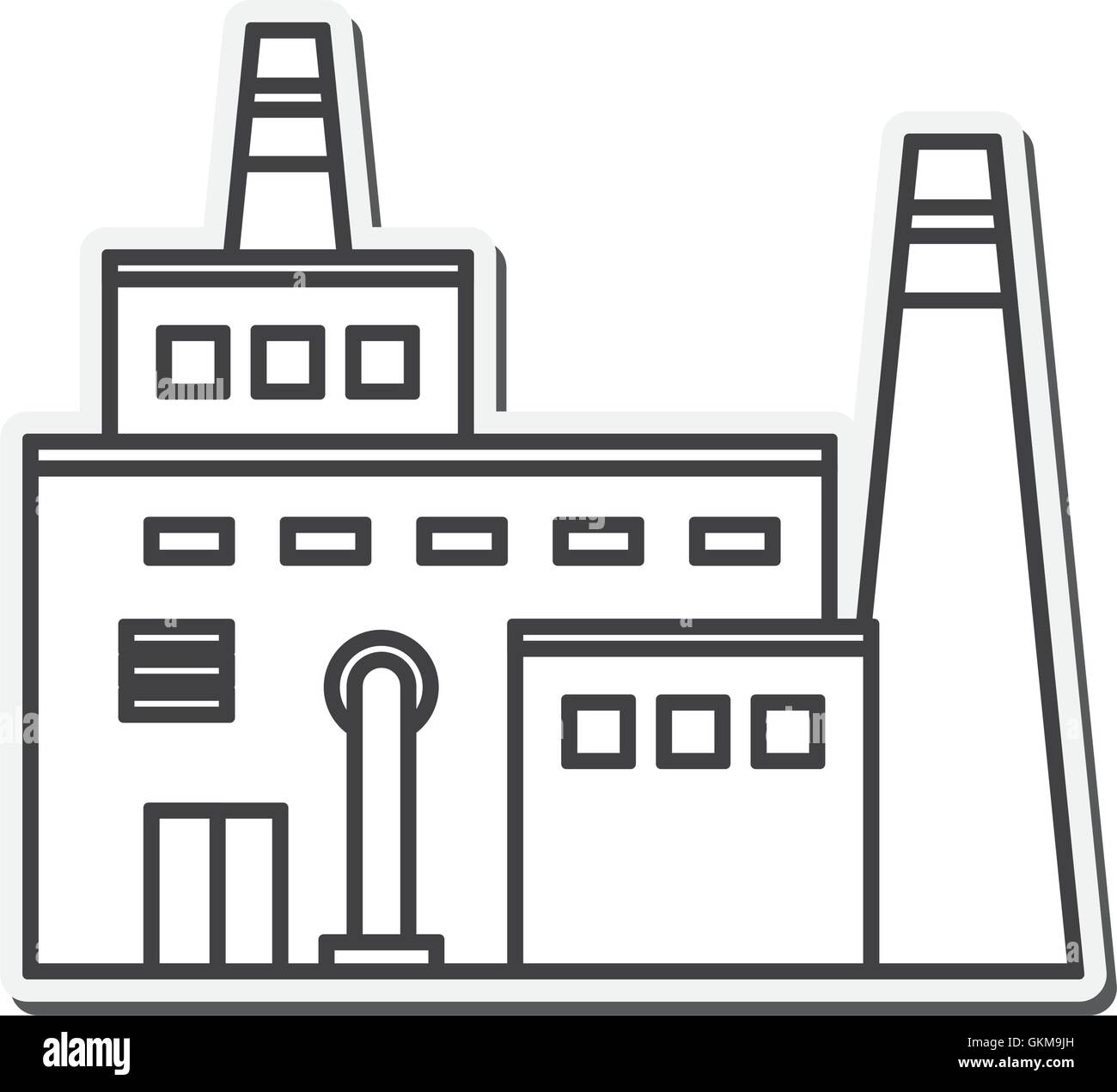 building plant industry design Stock Vector Image & Art - Alamy